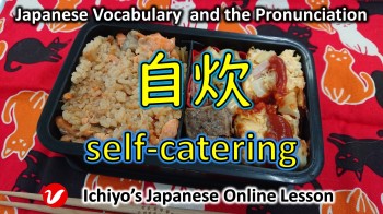 自炊 (じすい、jisui) | self-catering,cooking for myself