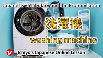 洗濯機 (せんたくき、sentakuki) | washing machine