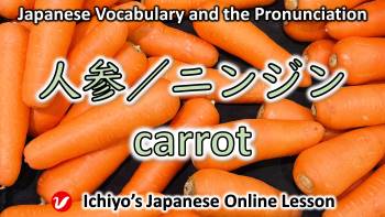 ニンジン(にんじん、ninjin) | carrot